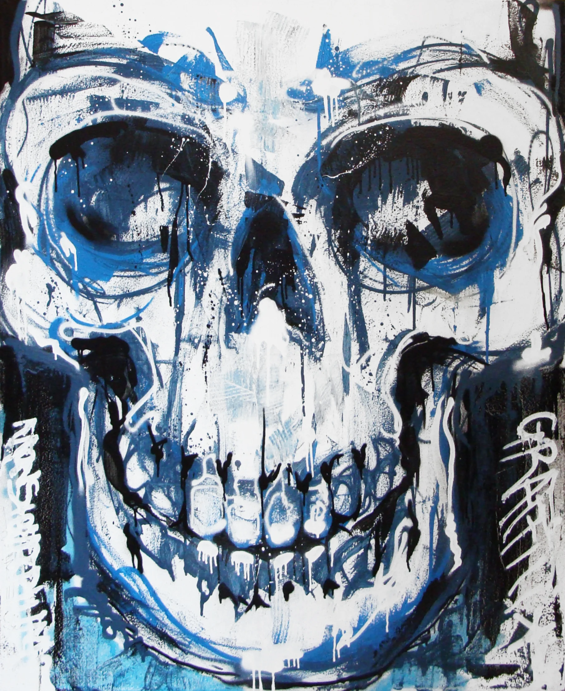 Février 2012 - Technique mixte sur toile - New Monkey