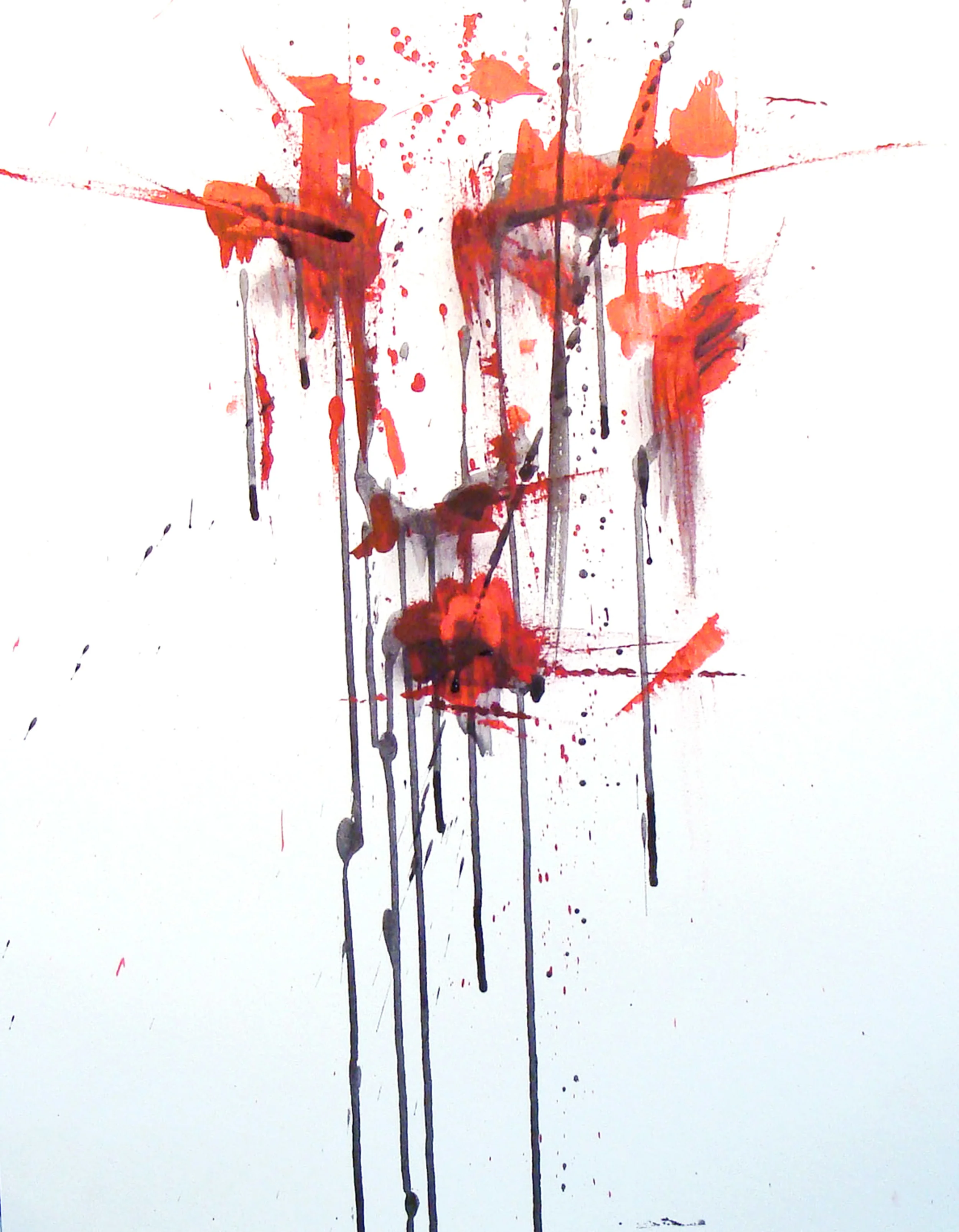Septembre 2012 - Technique mixte sur affiche - Throw Up