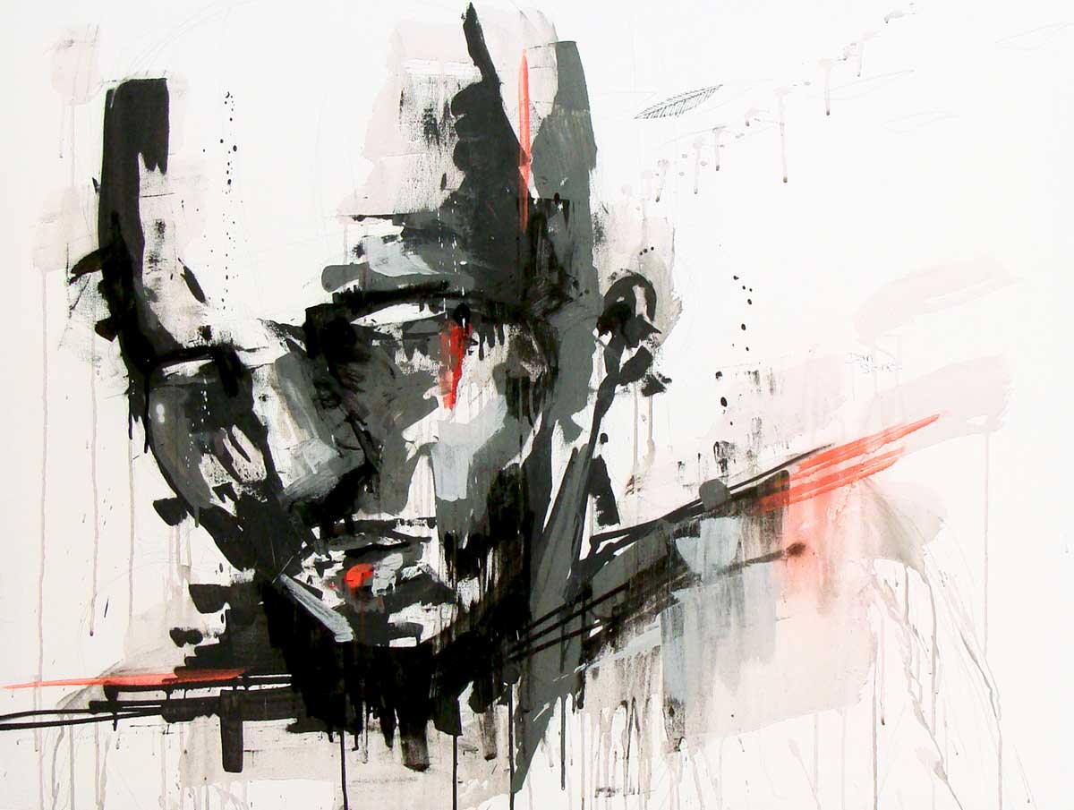 Octobre 2012 - Technique mixte sur toile - Fakman 2
