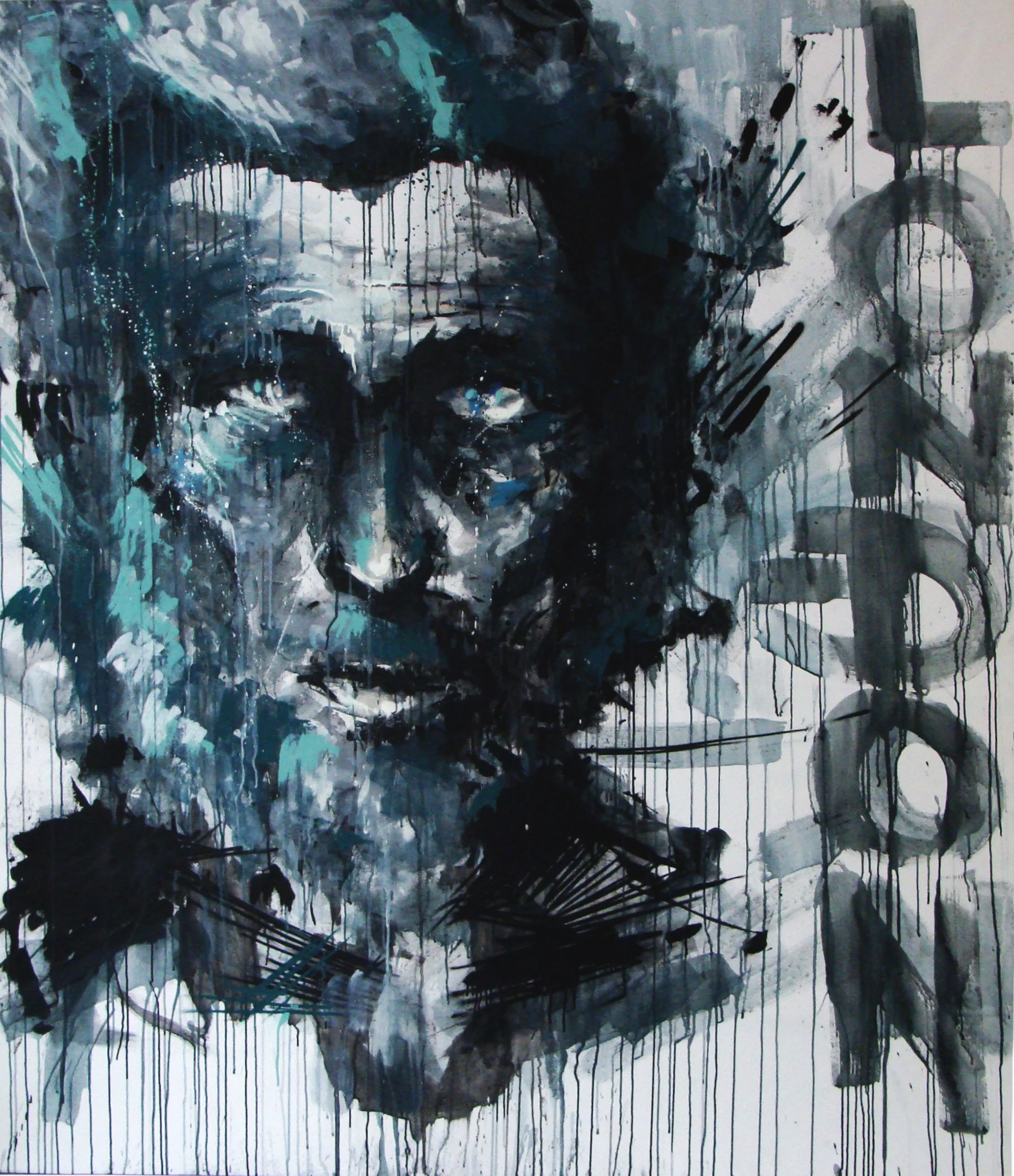2013 - Technique mixte sur toile - Homeless 2