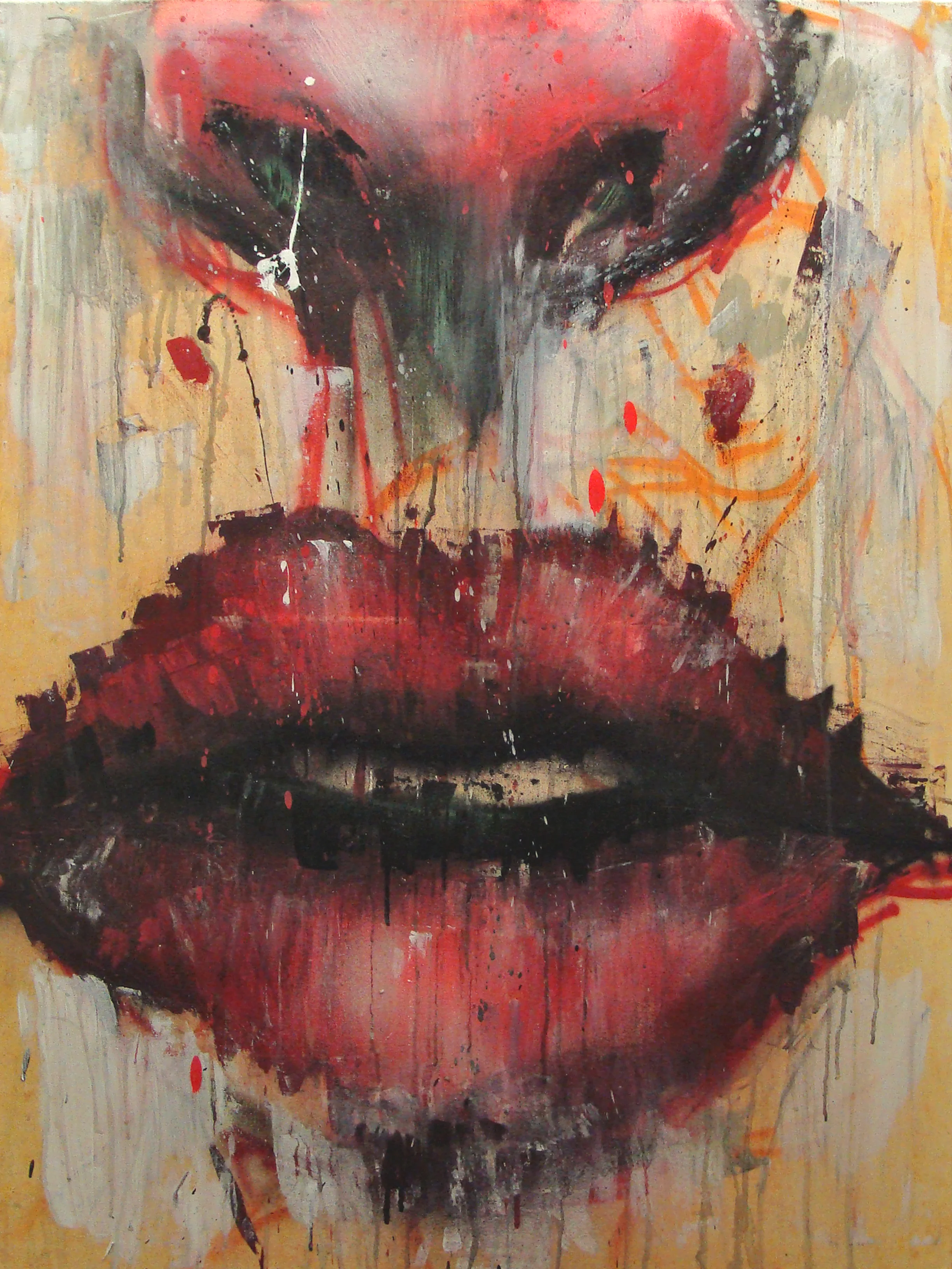 Janvier 2013 - Technique mixte sur toile - Catin