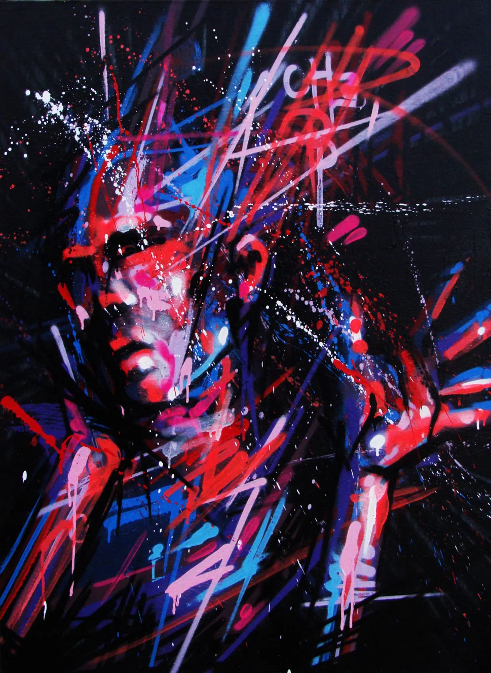 Juillet 2014 - Technique mixte sur toile - Sarin 1