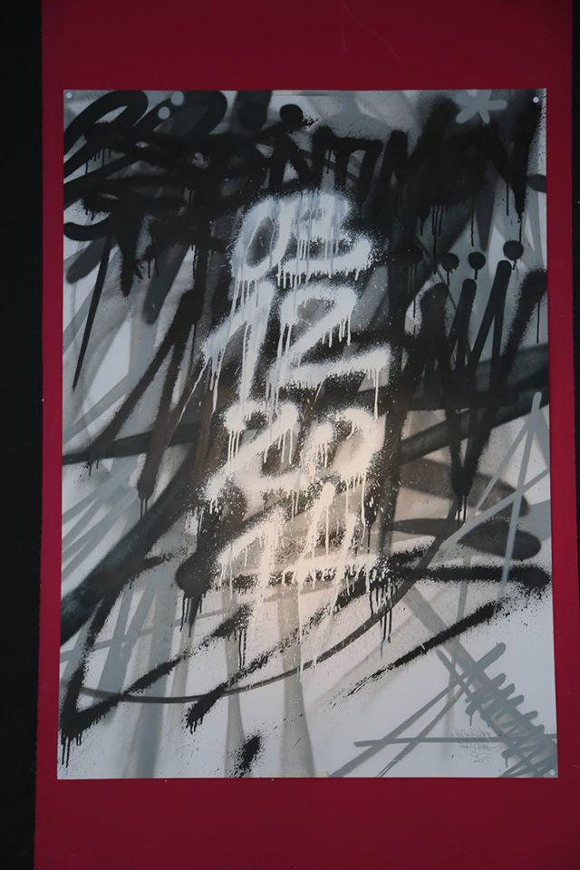 2015 - Aérosol sur affiche