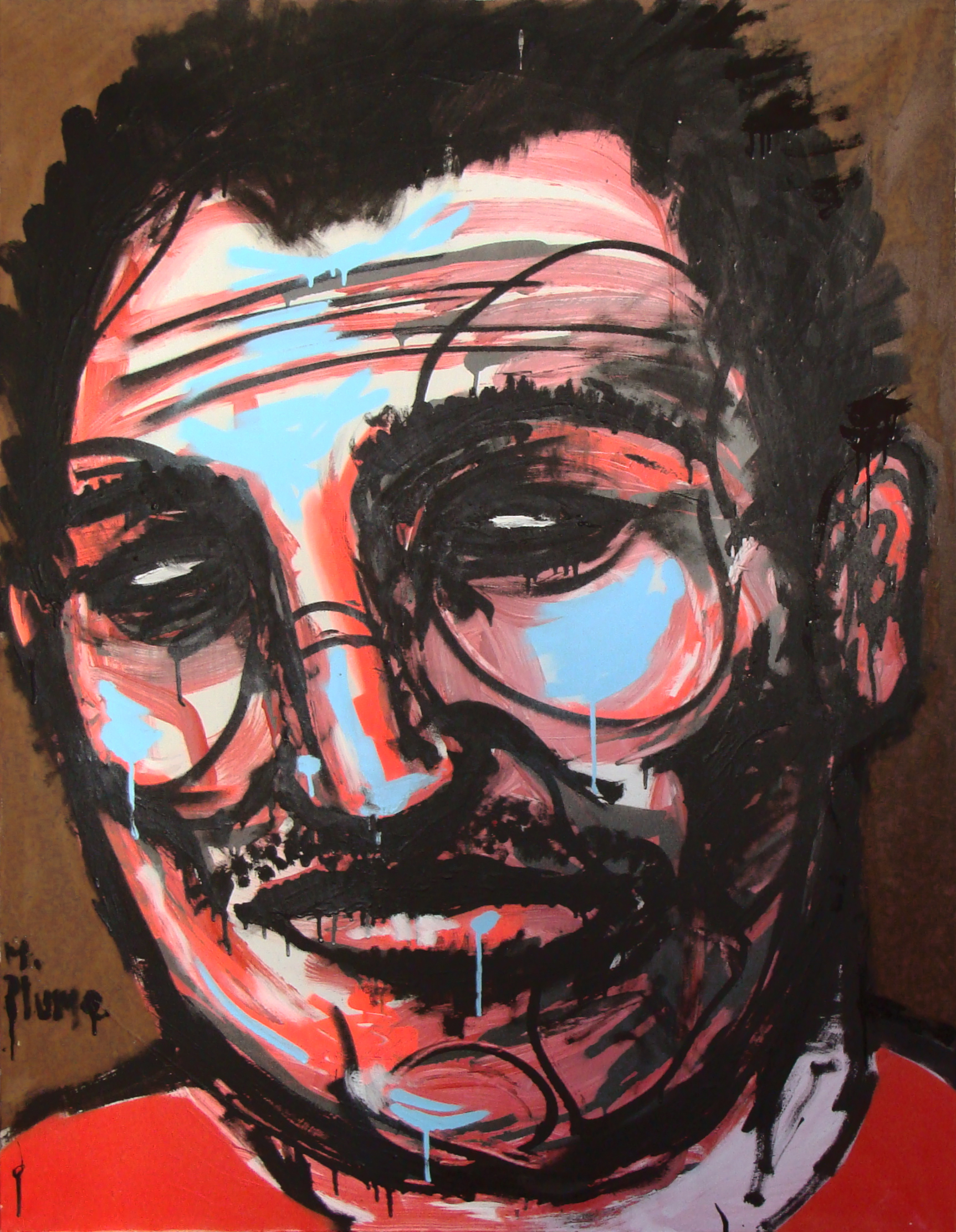 2008 - Technique mixte sur toile - Worker 3