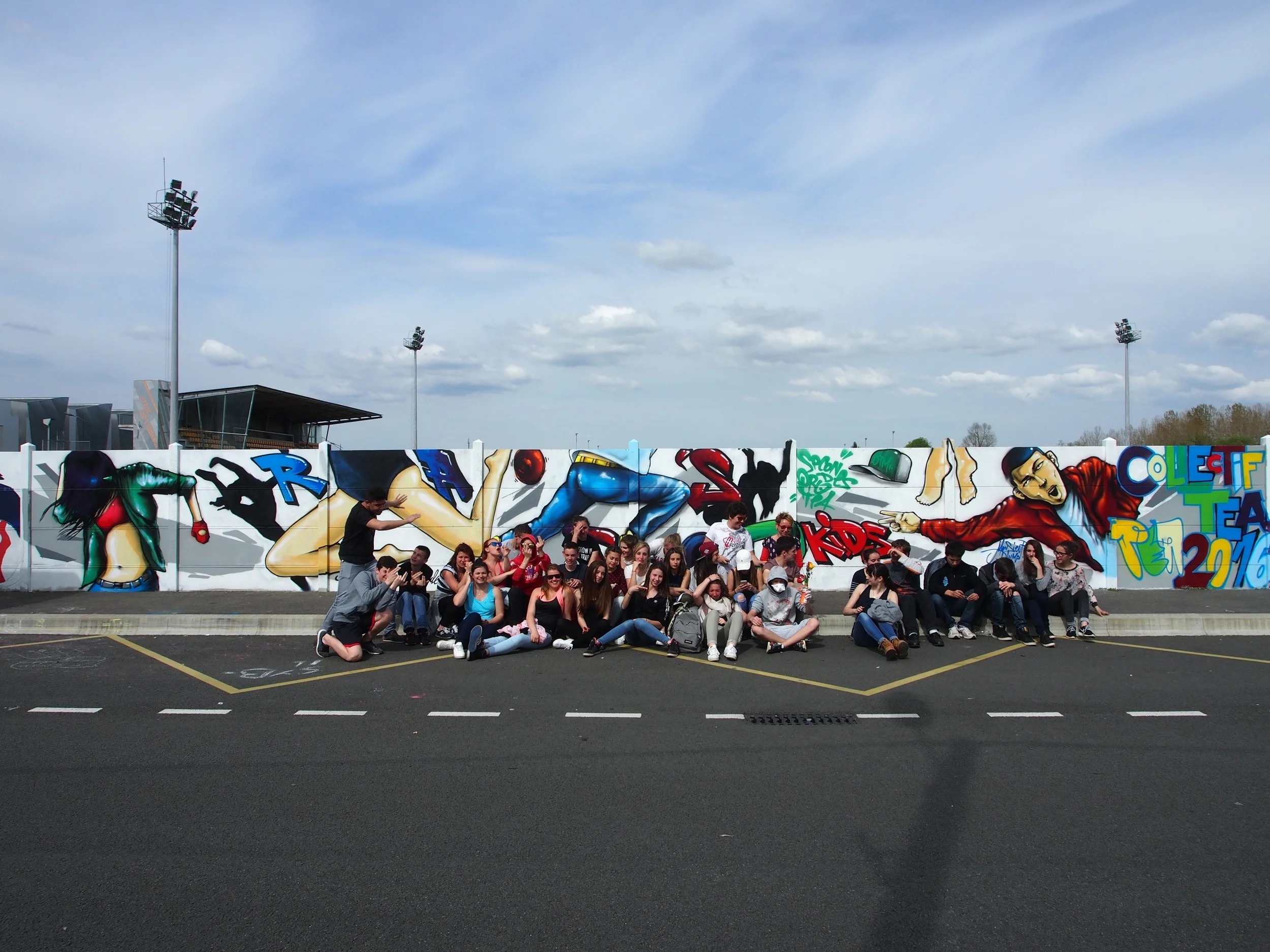 Avril 2016 workshop w/ teenagers- Areines