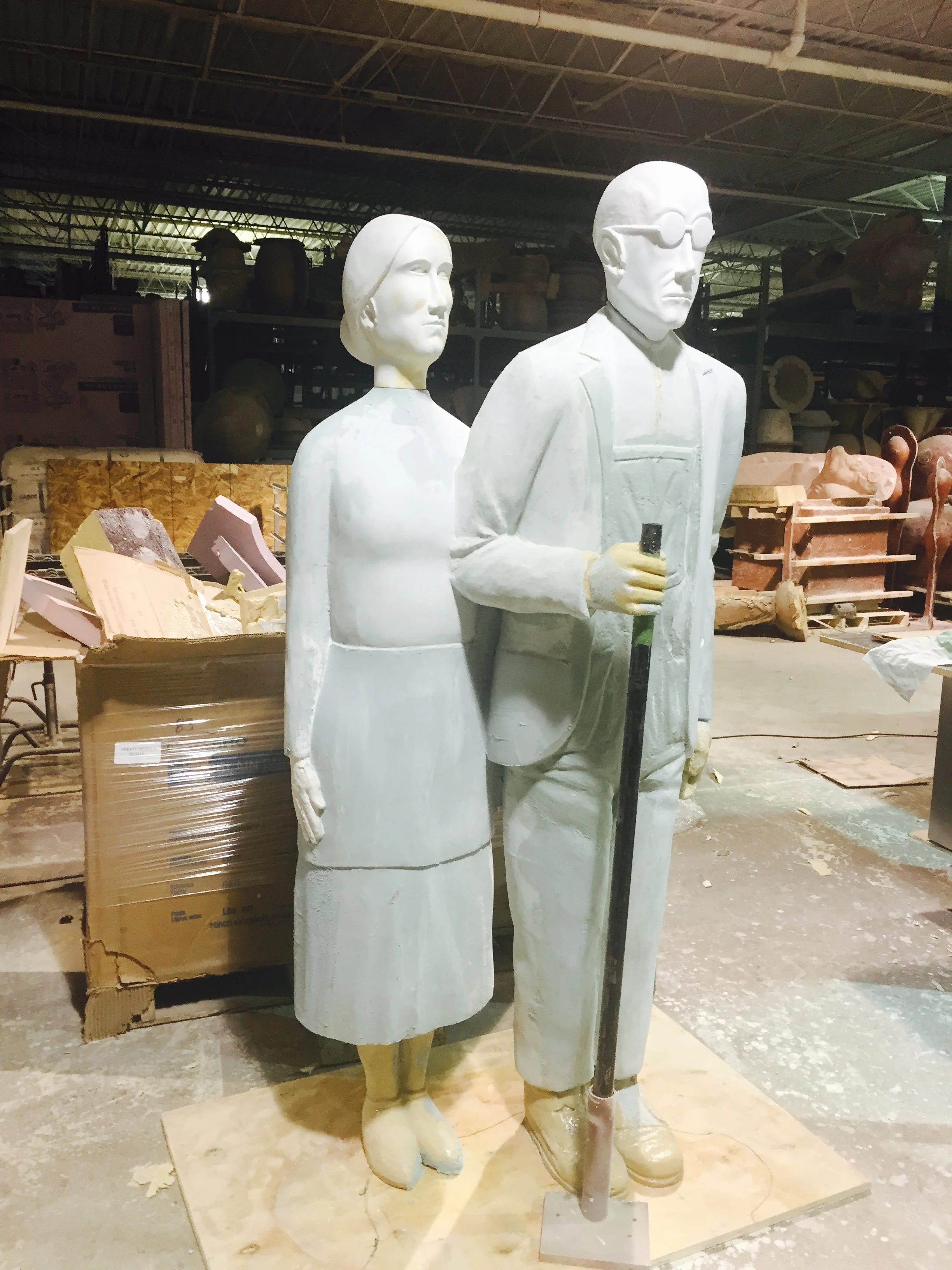 American Gothic Public Art Project (Fiberglass Sculptures) — Chicago