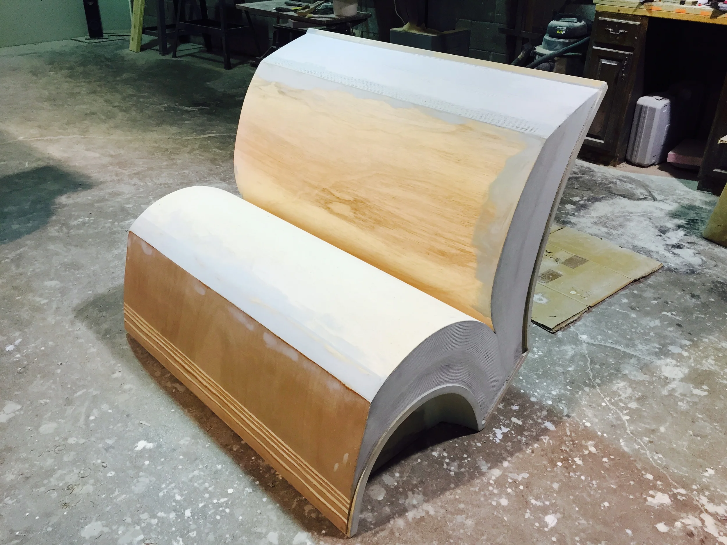 Fiberlgass Book Park Bench