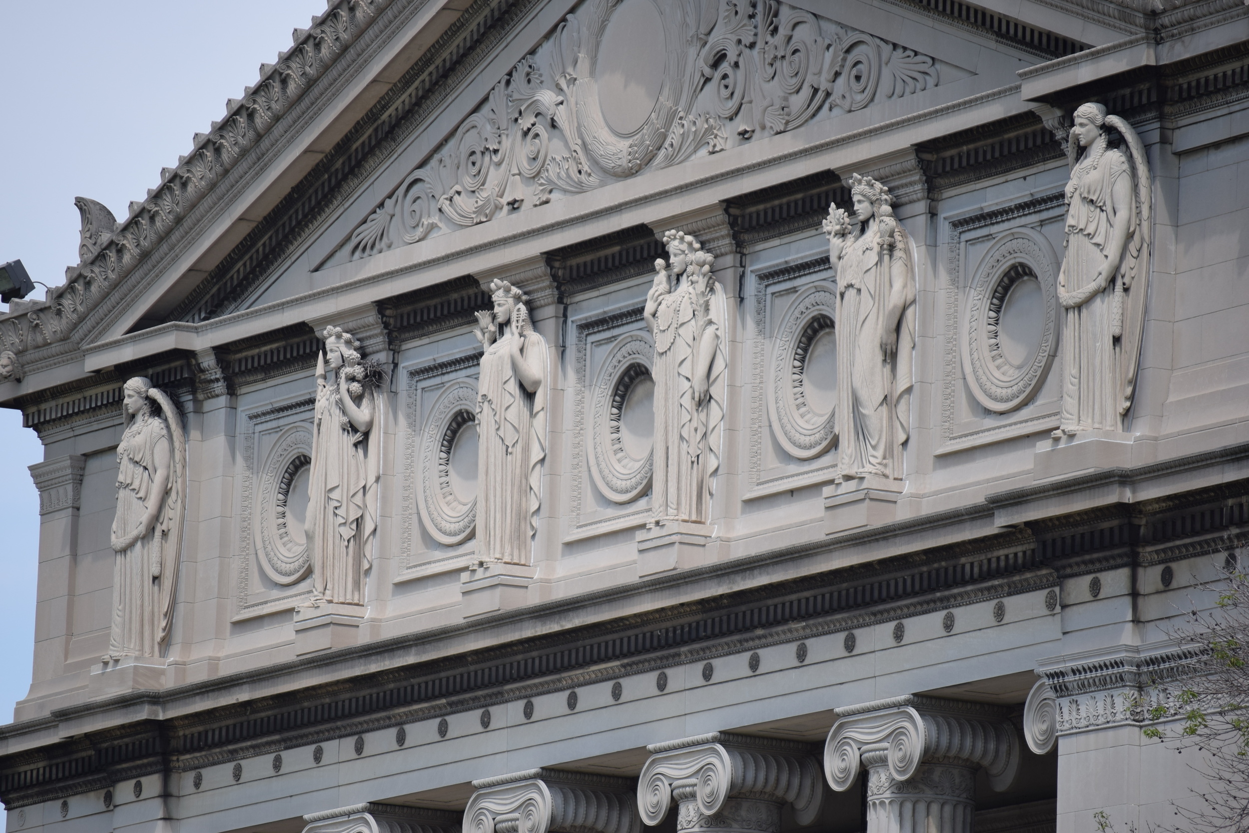 Museum of Science and Industry facade reproduced in fiberglass