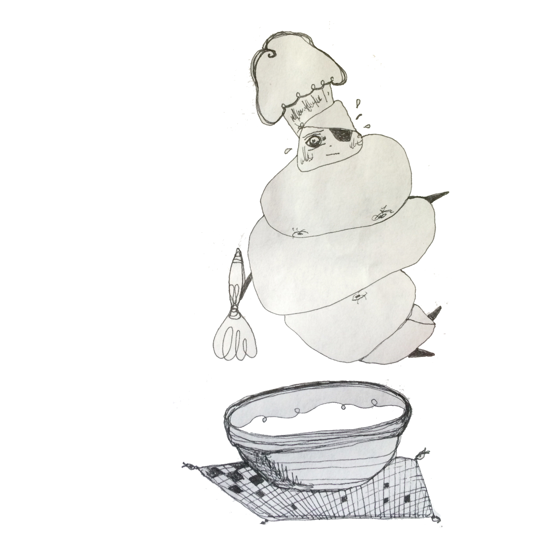 One-eyed Croissant Baker