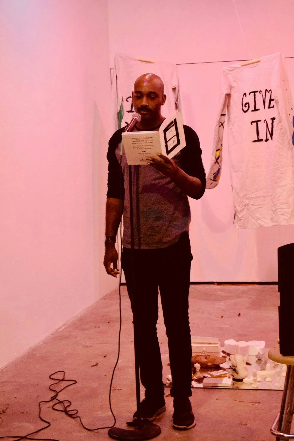 Travis Tate, an MFA candidate studying playwriting and screenwriting at the Michener Center for Writers at the University of Texas at Austin. 