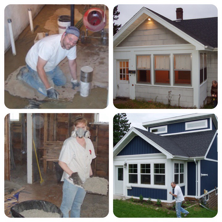 Fern Ave before, during and after pics.