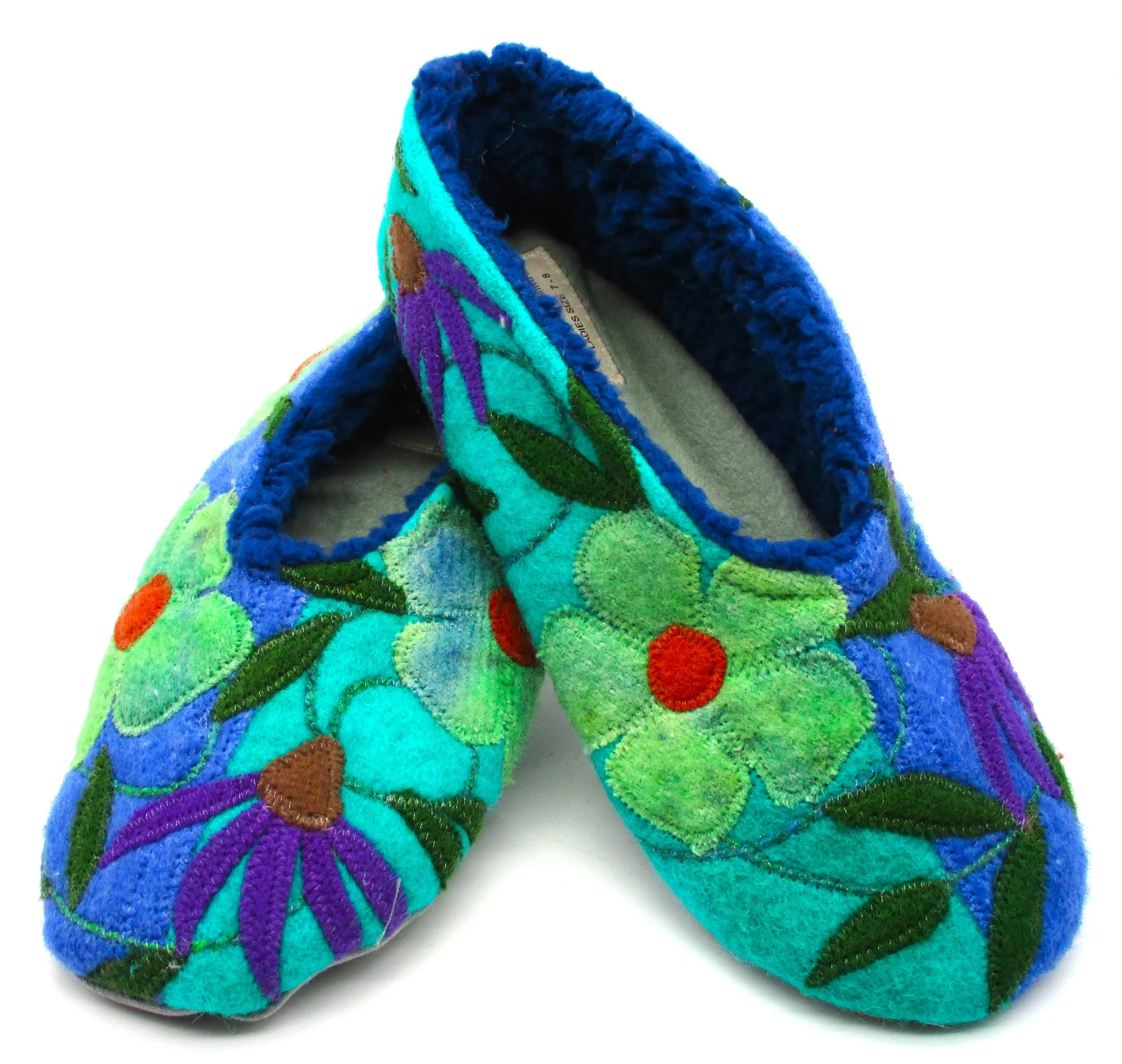 The Bag Lady Of Sequim WA | Mens Felted Wool Slippers With Fleece Lining The Bag Ladies of Sequim, WA main image 4