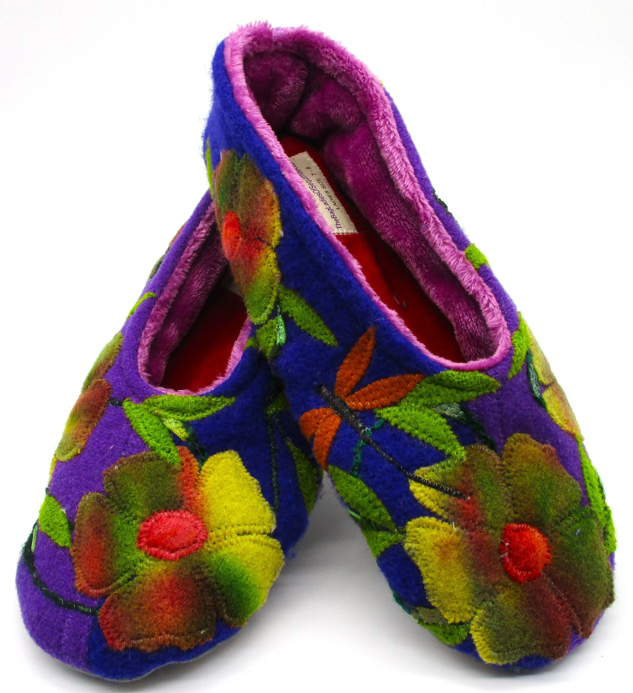 The Bag Lady Of Sequim WA | Mens Felted Wool Slippers With Fleece Lining The Bag Ladies of Sequim, WA main image 2