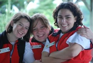 Marissa, far right, during her time with City Year