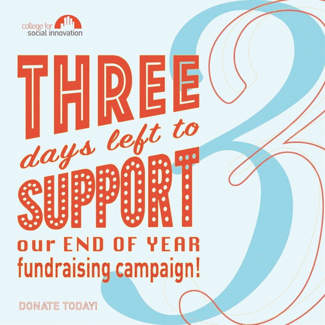The countdown continues! With 3 days left to support our access fund, we'd like to give a shoutout to 3 of our college partners who have had over 25 students attend our Semester in the City program! Thank you @UNH, @UVM, and @Wheaton! Make a donation