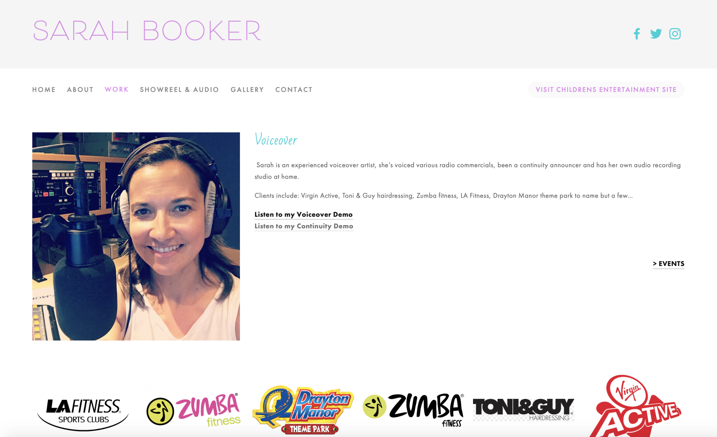 Sarah Booker | Presenter + Performer