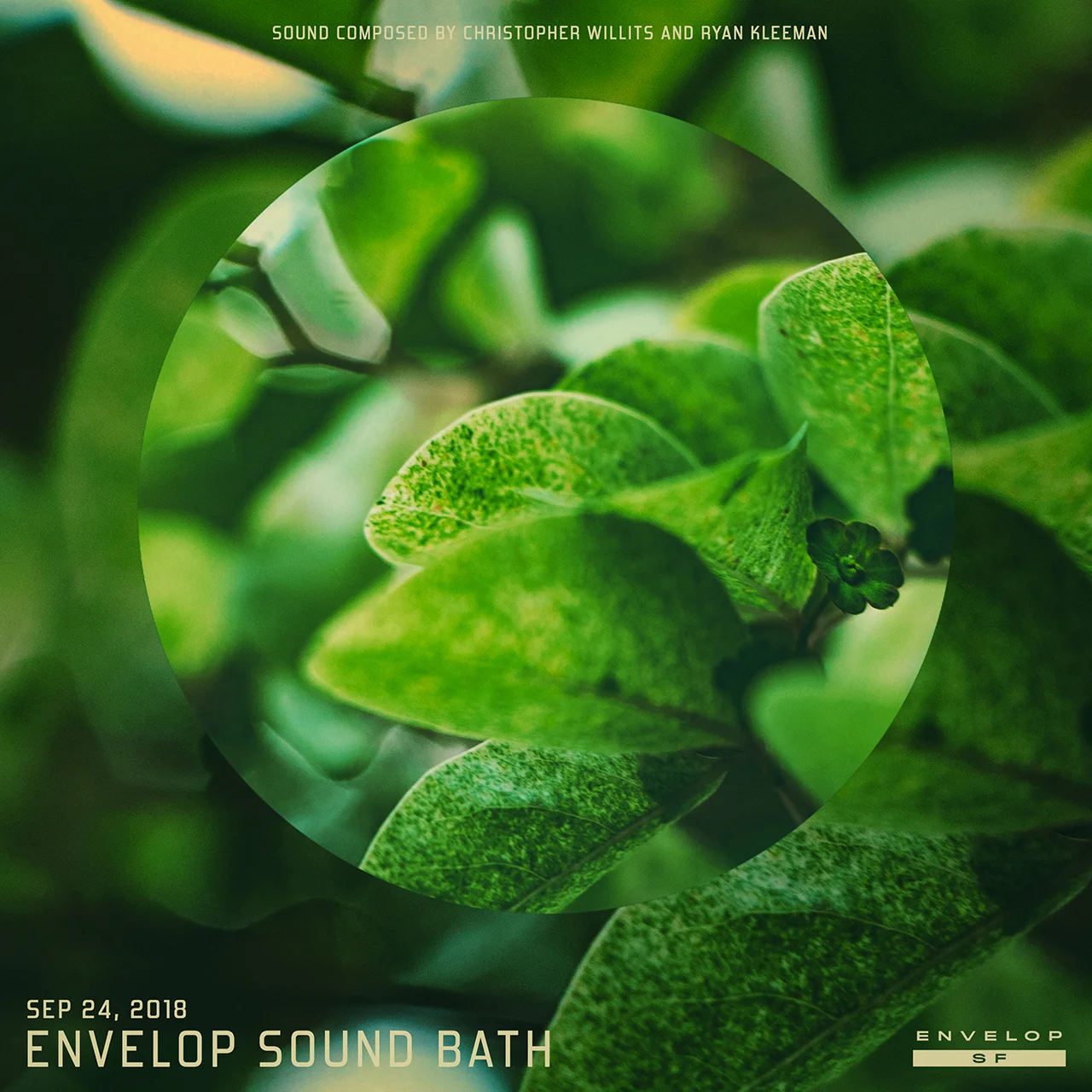 Envelop Sound Bath Mon, September 24, 2018 | At Envelop SF | 7:30 PM doors