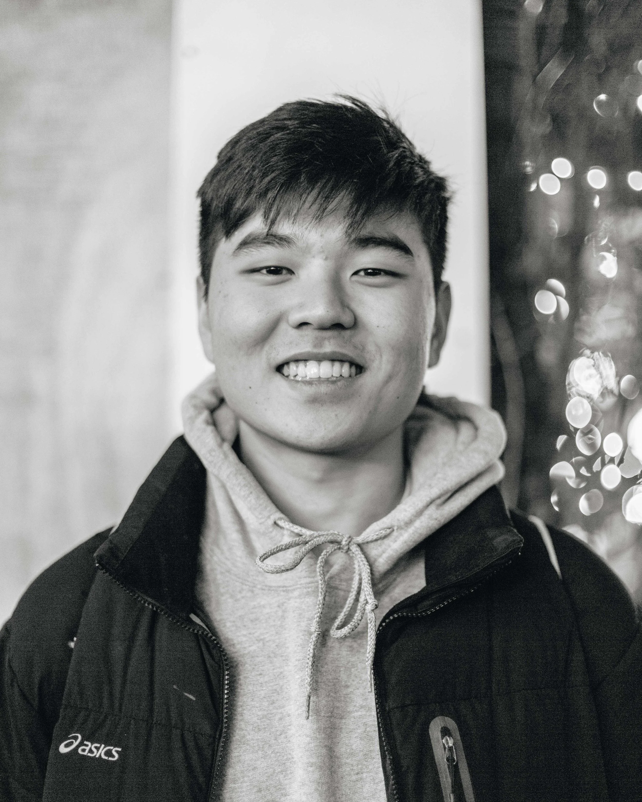 Union Square, NYC. David Koo is an 19 year old student and has been volunteering with Hakook for five months. 
