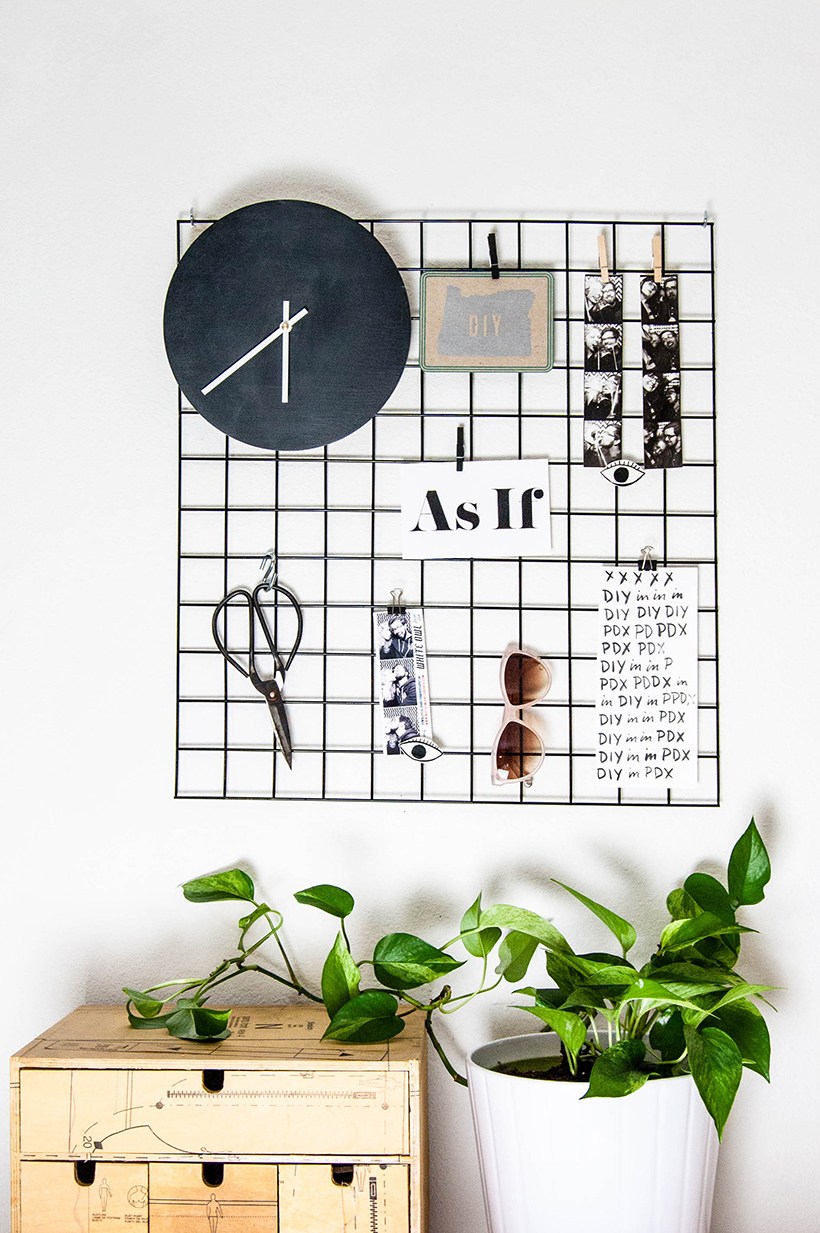Check out this DIY metal wall grid project Sarah did with materials from the ReBuilding Center!