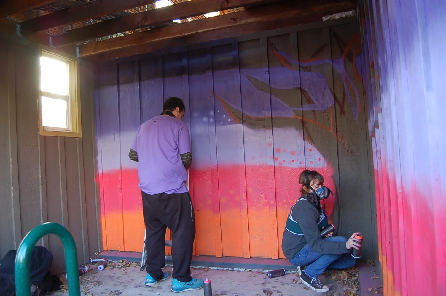 Traveling Artist Adds a Splash of Color with RBC Mural