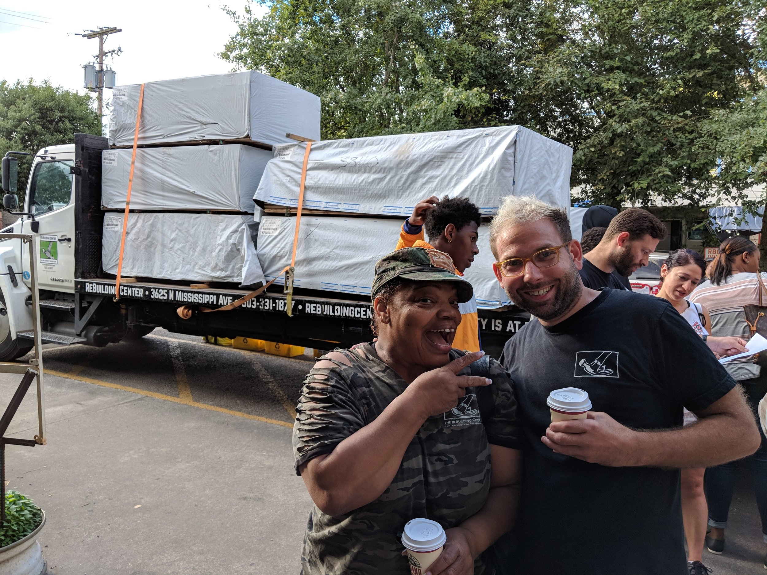 TJ and Ella Rose at the ReBuilding Center’s 2018 Day of Service