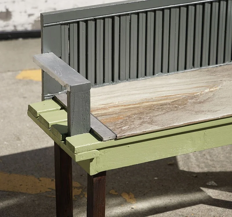 Paige Table and Bench close up bench.JPG