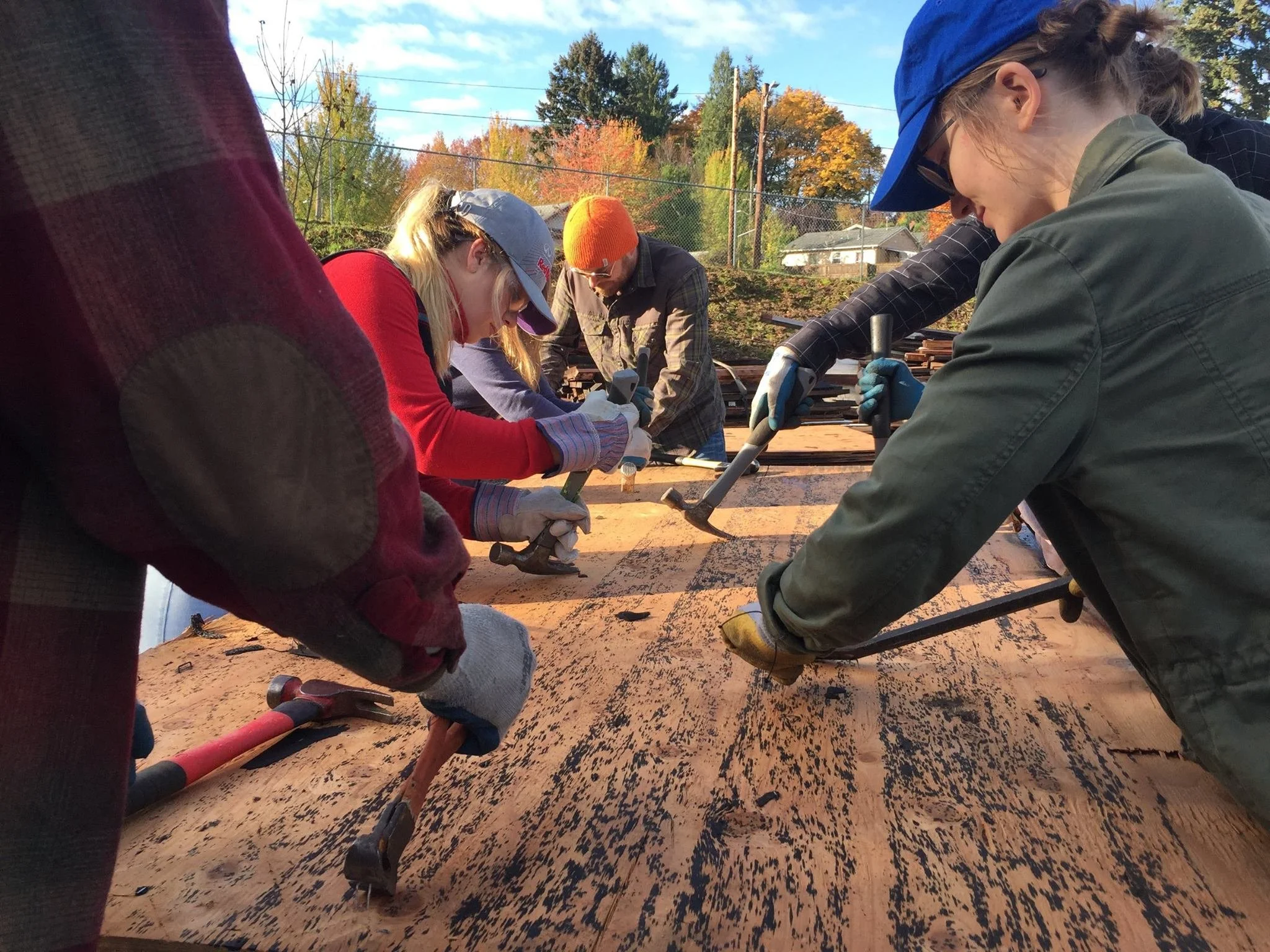 PCC students build tiny homes at RBC Lot.jpg