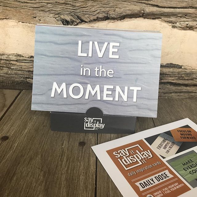 Are you? Link in bio for this daily dose themed collection.. 30 in a deck.. fuel your day.. fuel your month.. #visionboards #meaningfulgifts #visionboard #liveinthemoment #dailyinspiration #dailydose #gratitudeattitude #shopsmall #smallbusiness #quot