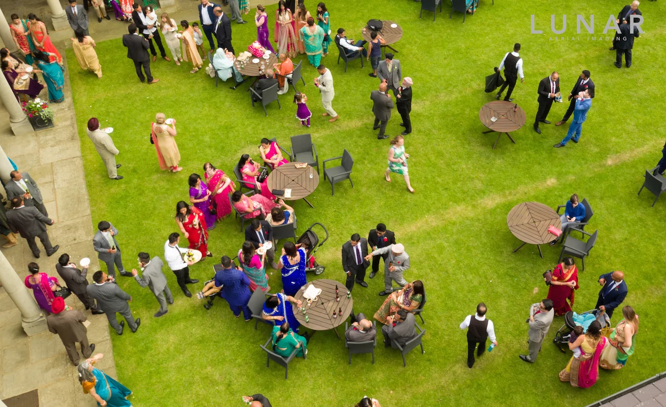 Asian Wedding party drone video northwest .jpg