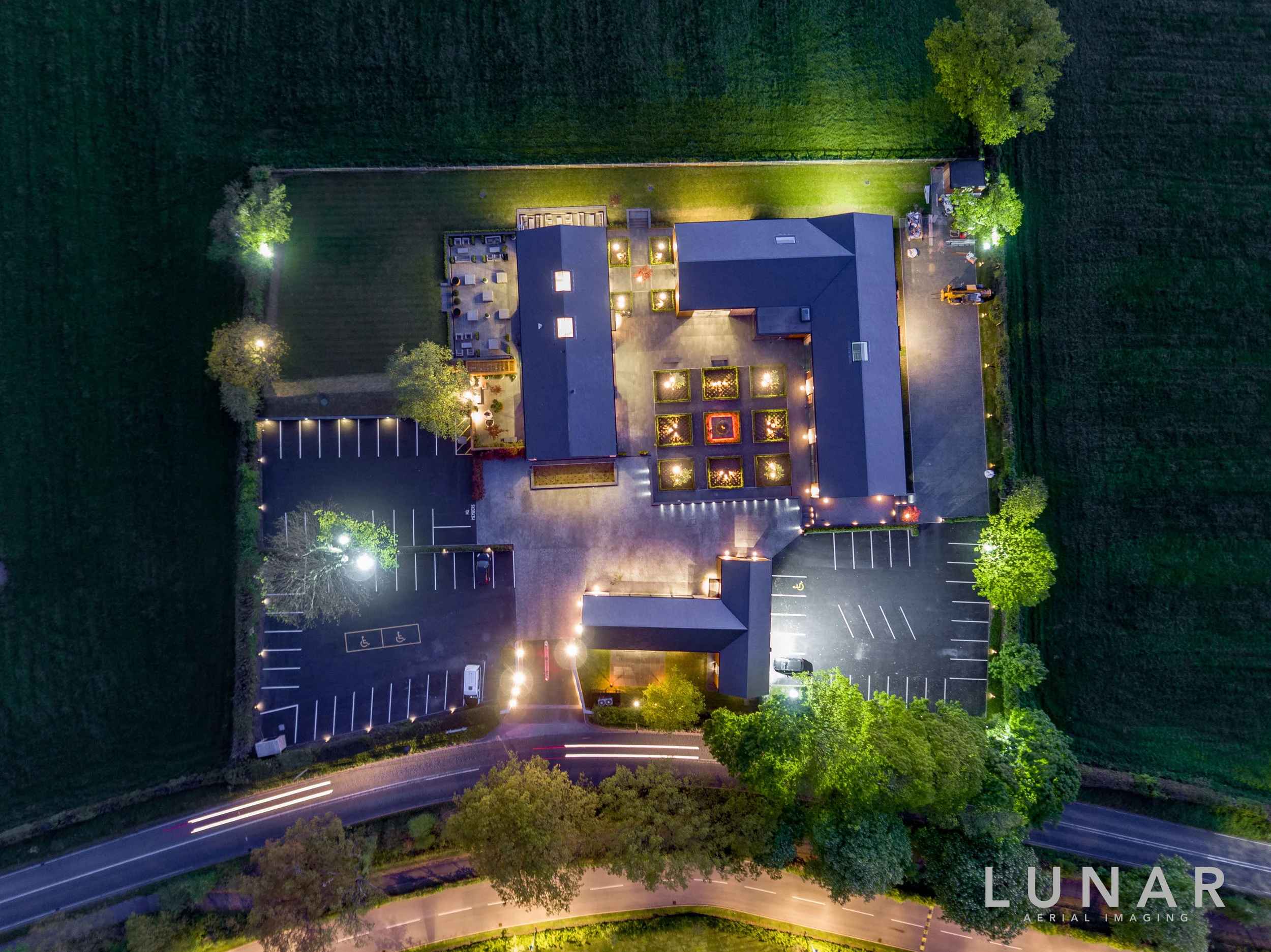 The Colony Group, Cheshire - drone aerial view