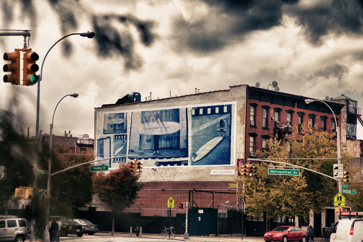 Kyle Lightner for Vans Billboard • Hand Painted, by Colossal Media • Manhattan NY.