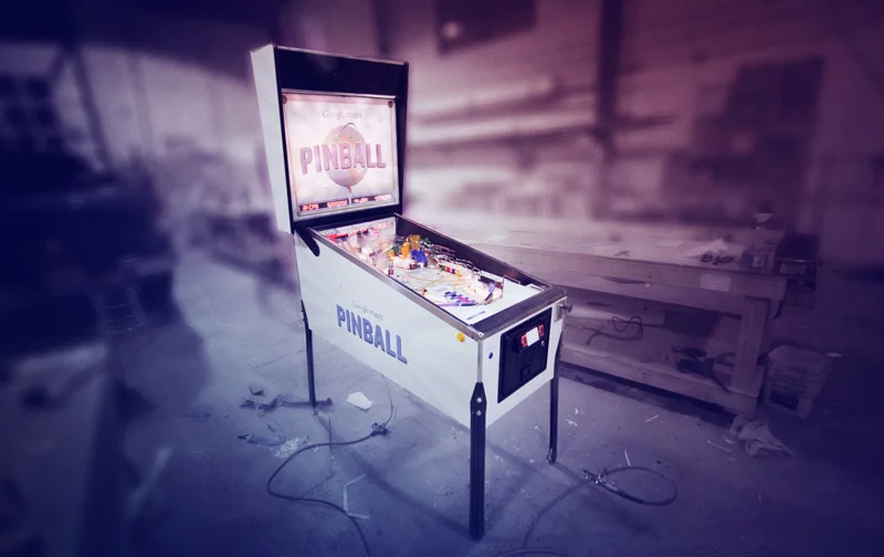 Google Maps Pinball Machine