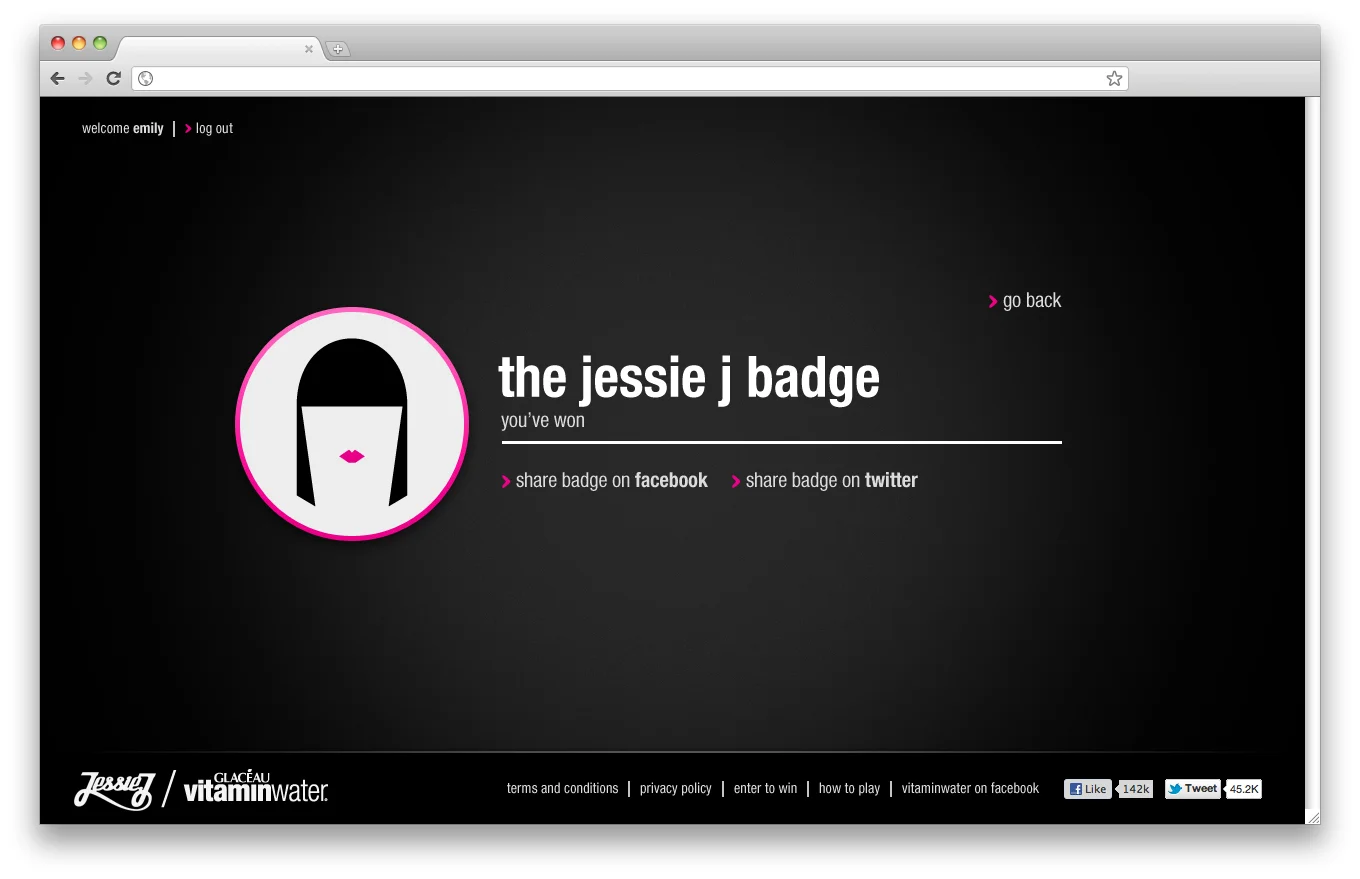 Vitamin Water Jessie J