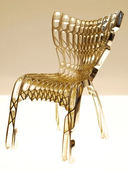 CoreFab#116_25 Chair, 2008. Produced using a 3D printer.