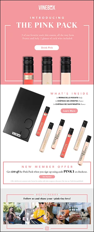 Promotion Product Launch Email - Desktop
