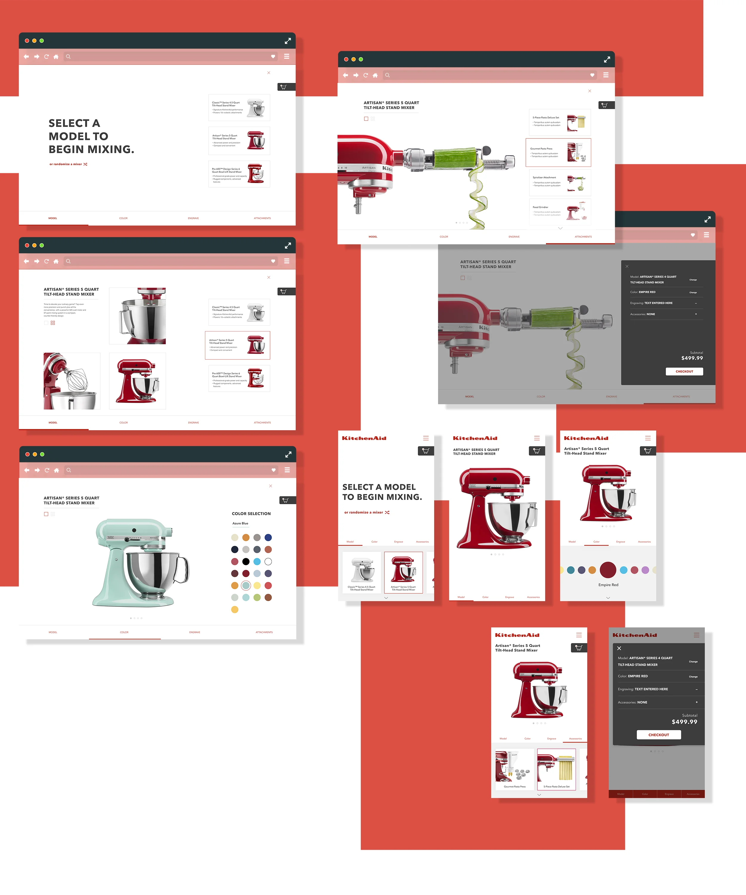 Stand Mixer eCommerce Builder
