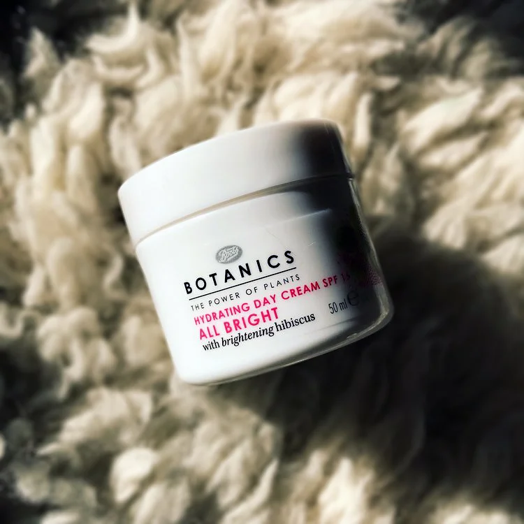BOOTS Botanics All Bright Hydrating Day Cream SPF 15 (50mL): £2.50 GBP