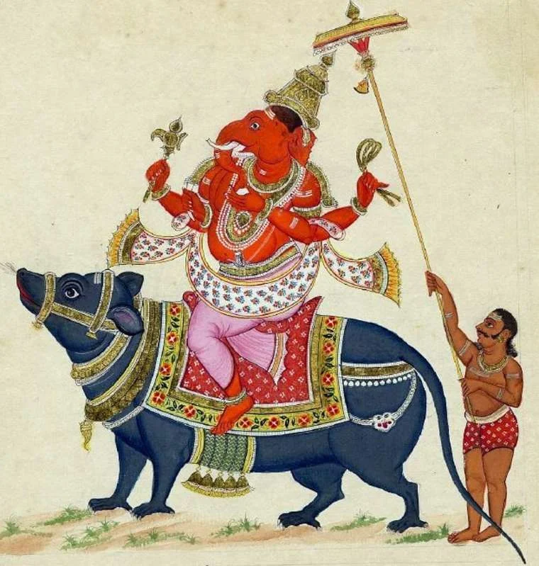 Ganesha as the King of Wisdom and Mental Discrimination
