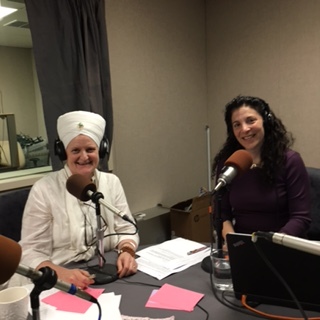  In the studio with Awtar Kaur Khalsa.