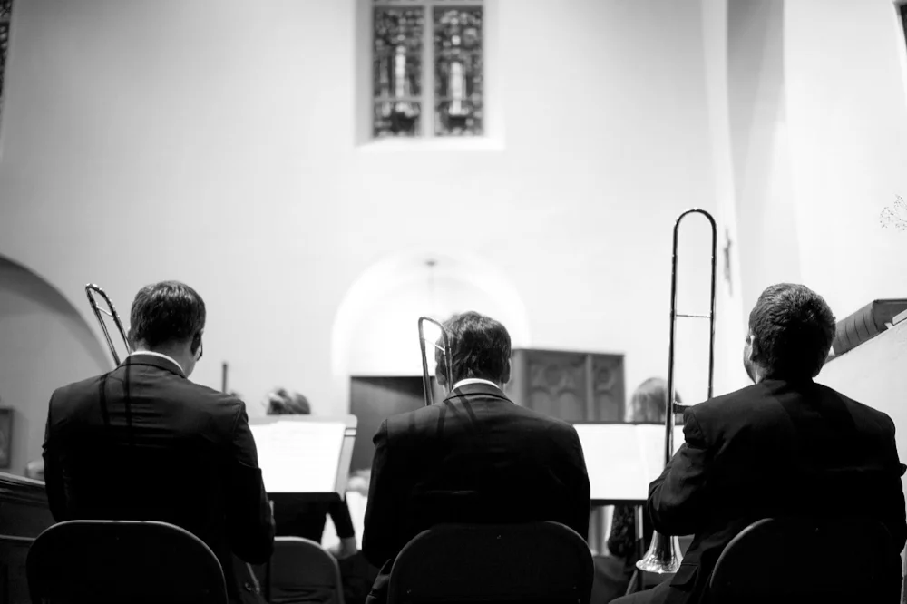 Members of Tesserae Brass