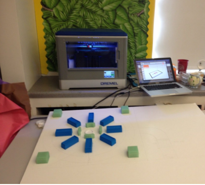 Students turned CAD design into a 3D model using Dremel IdeaBuilder 3D Printer