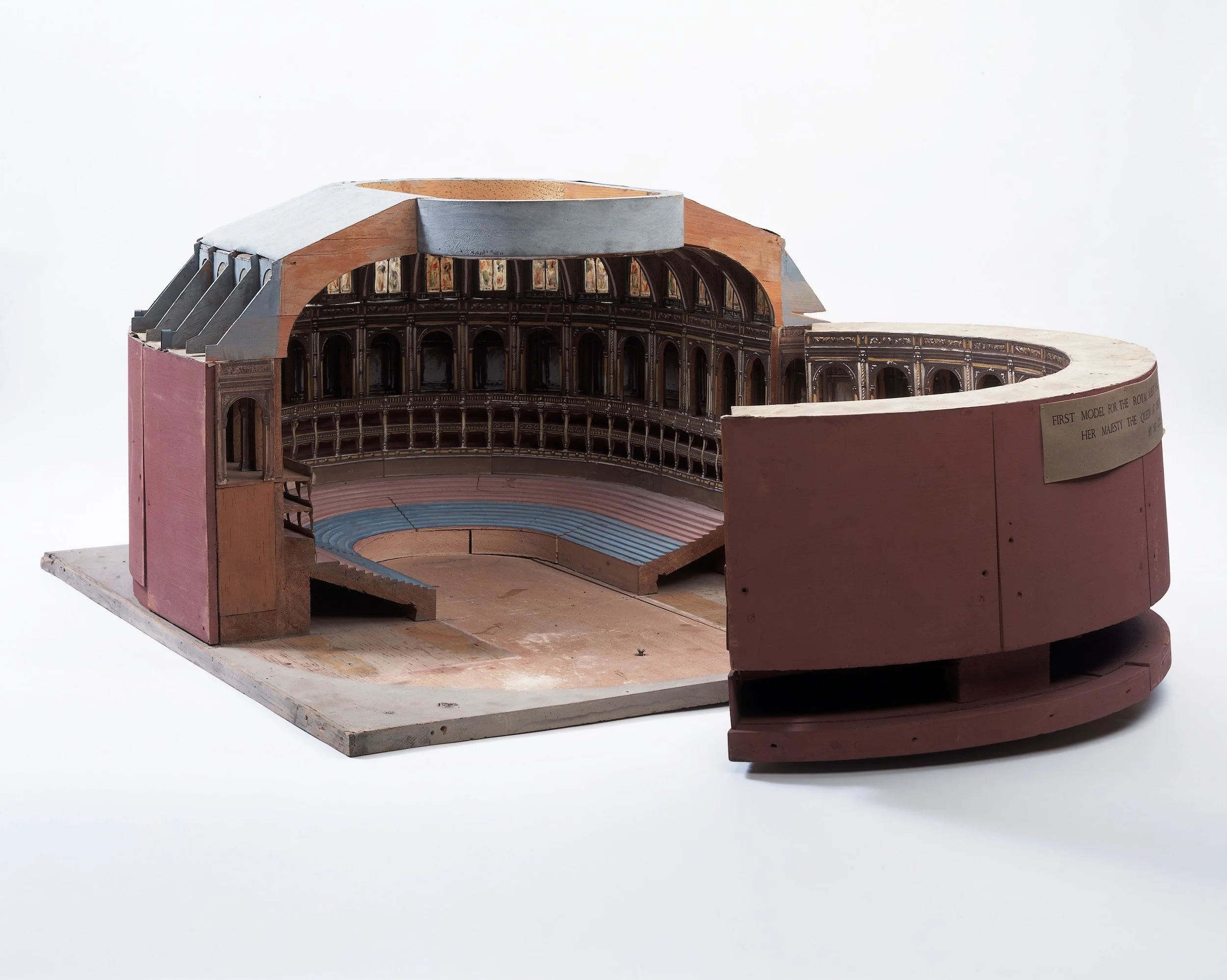 Image - The Royal Albert Hall, Architectural Model, 1864-5. (Architect: Francis Fowke). V&A Museum Collection A.10-1973.