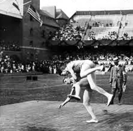GLÍMA AT OLYMPICS - STOCKHOLM 1912