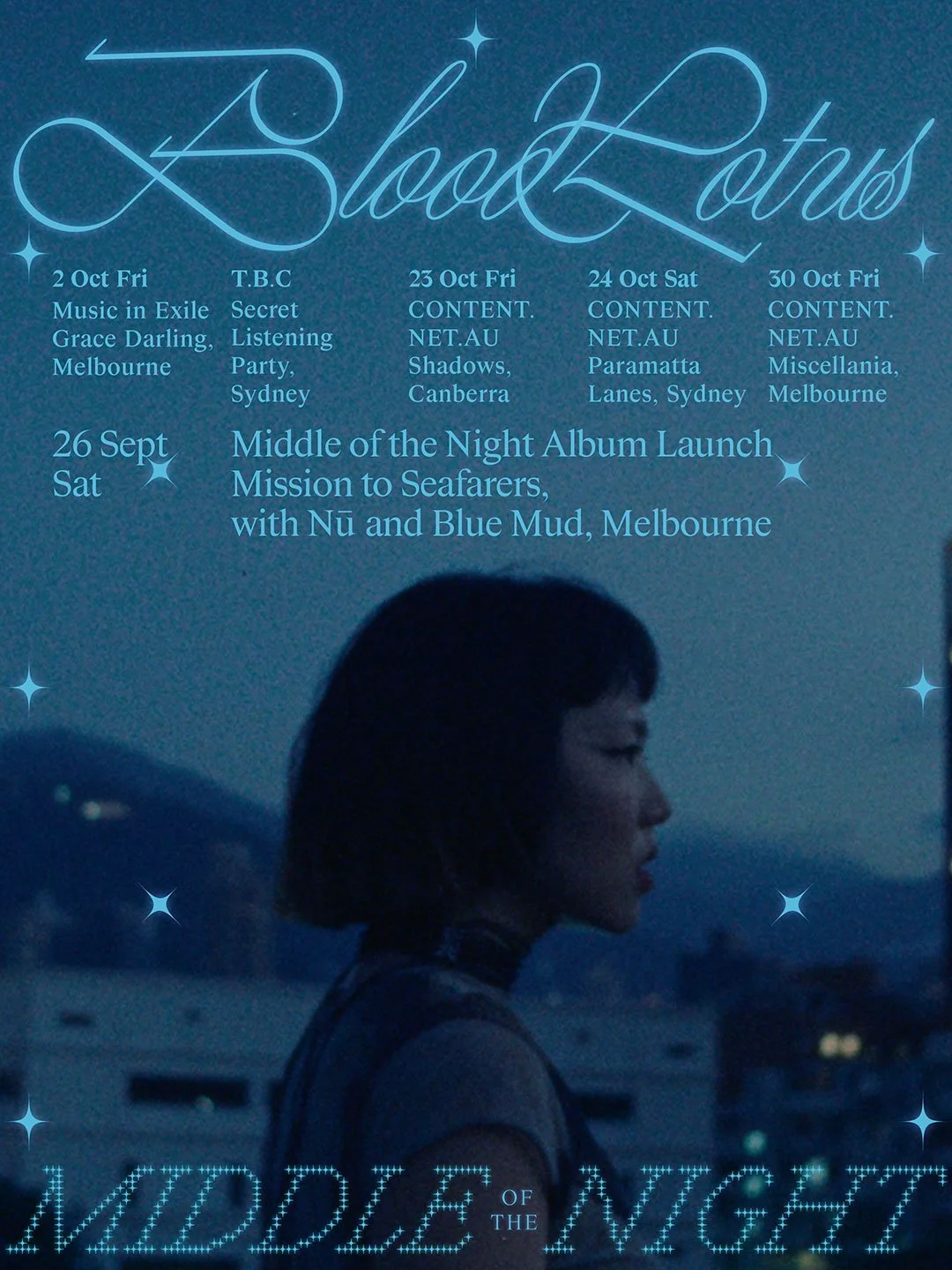 This Saturday at the Mission to Seafarers 🩵💙🔷Blue Mud🔷🔵🔹 will be supporting my Oxen-born sister and enchanting artist 🪷🪷🪷 @babybloodlotus 🪷🪷🪷 for their album launch, alongside @nuuuuuuuuuuu__ Tickets linked in my 🔗🌳.
[images left to wri