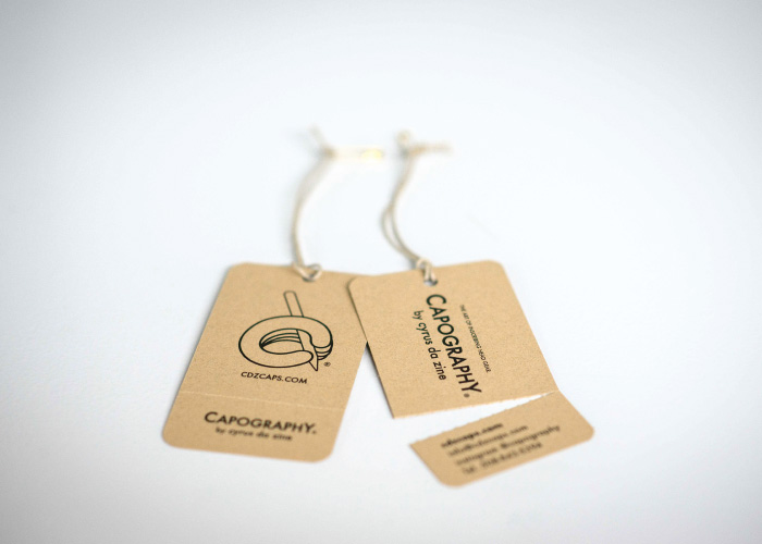 Capography Perforated Hand Tags