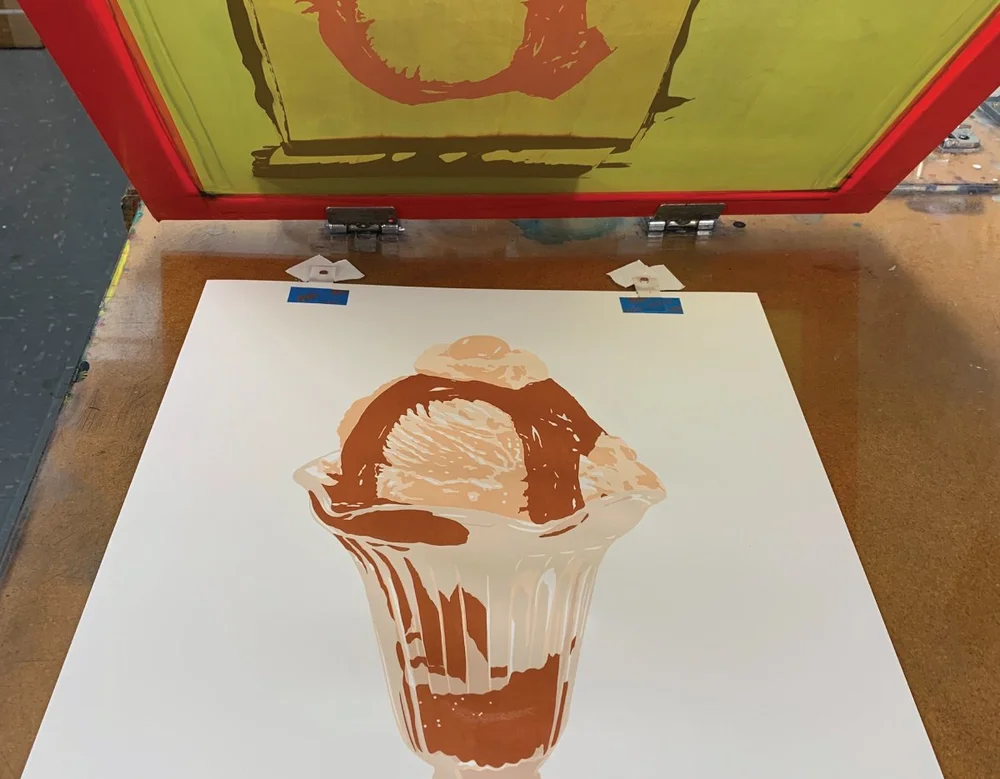 Hot Fudge Sundae Screenprint — Steez Design