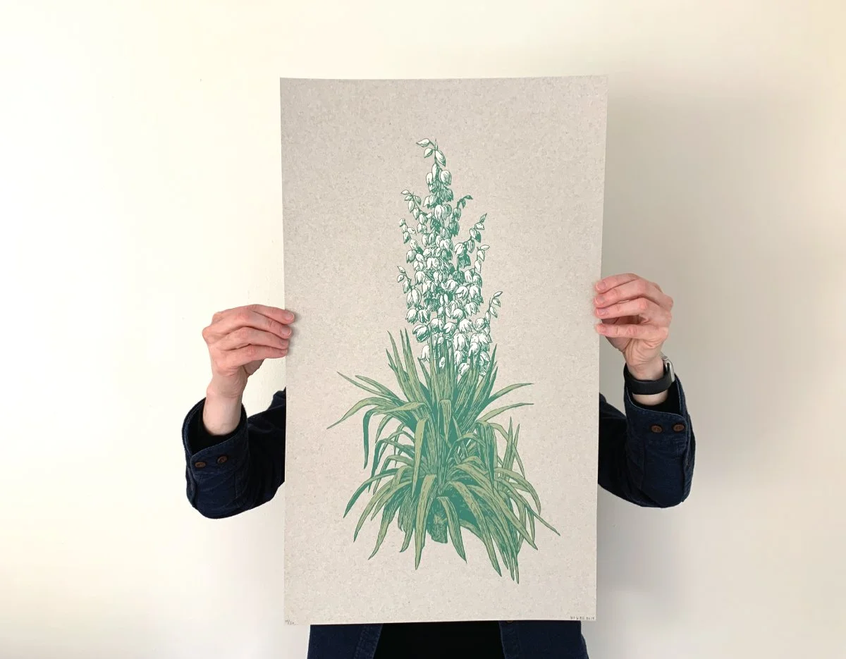Yucca Botanical Screenprint — Steez Design