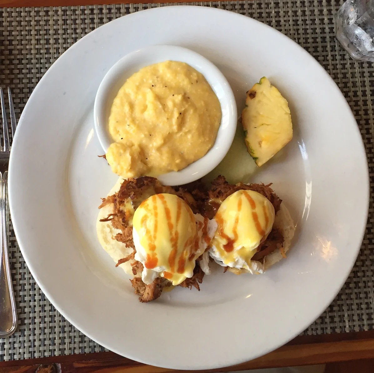 Pulled Pork Eggs Benedict