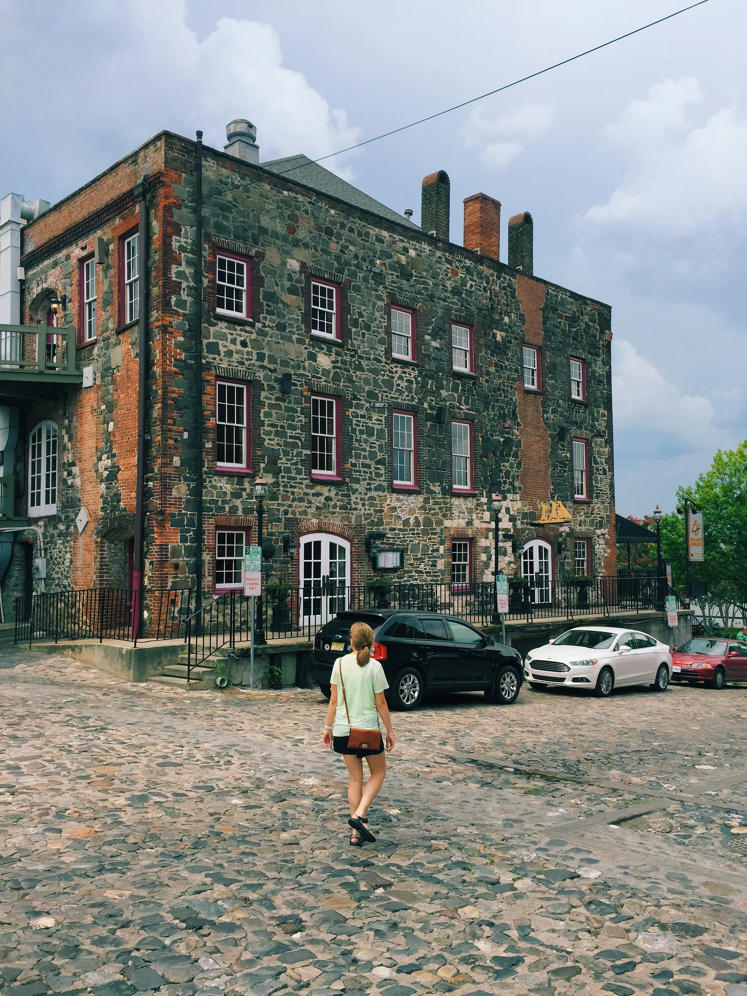 River walk in historic Savannah
