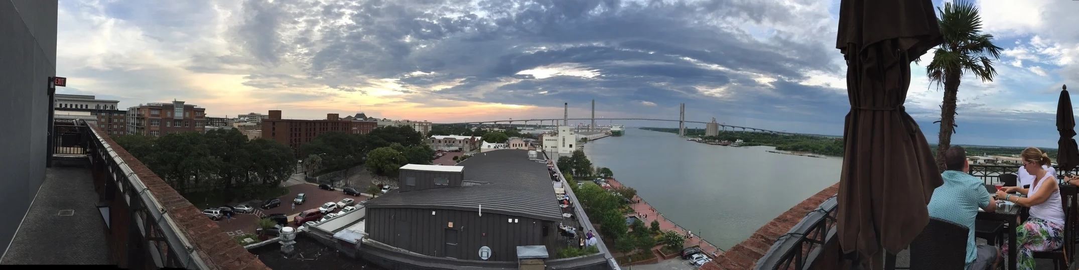 Sunset over Savannah